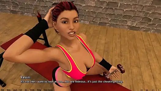 Where the heart is: guy and a naughty sexy girl in the gym ep.14