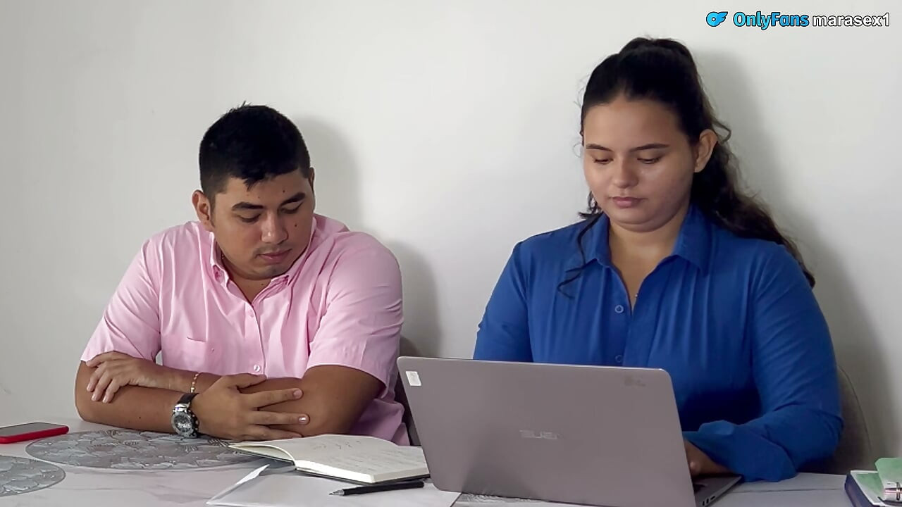 The big ass secretary girl failed at her job