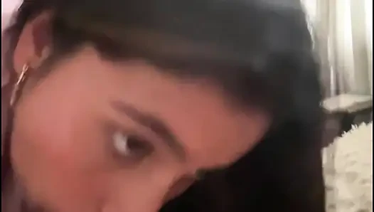 Beautiful Indian Woman with Beautiful Face Sucks Cock and Then Gets Fucked Has an Impressively Big Ass