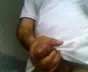 wanking with my wifes knickers cum shot