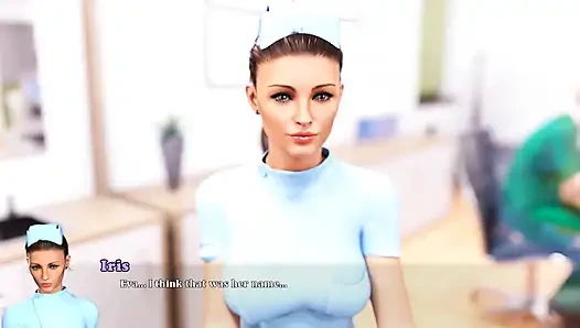 Amnesia: patientin und eine krankenschwester mit einem schwanz in der hand, episode.19