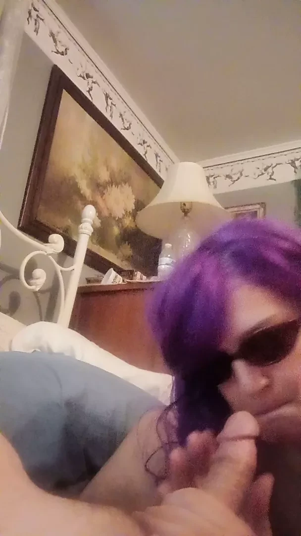 I swallow his cum after he gets off!