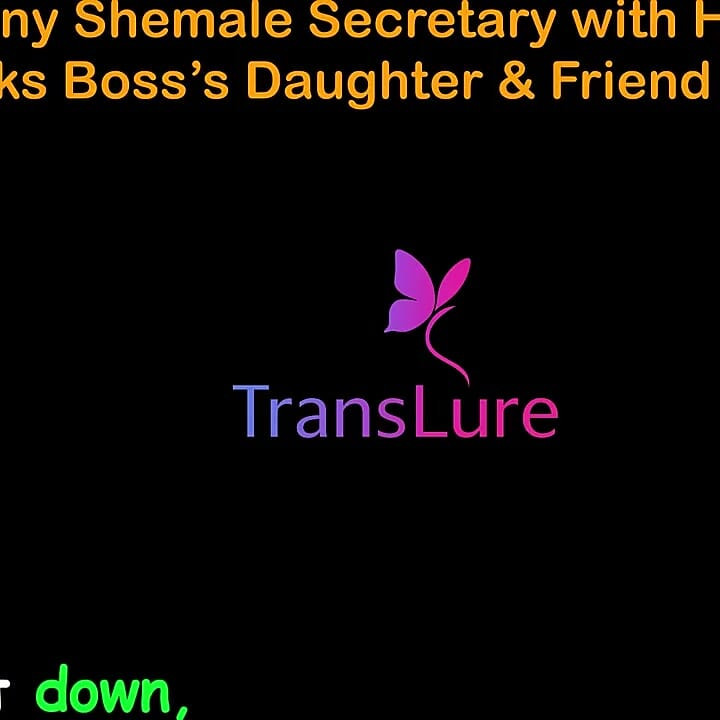 English Audio Sex Story - Tall Ebony Shemale Secretary with Huge Cock - Fucks Boss’s Stepdaughter & Friend - Part 3