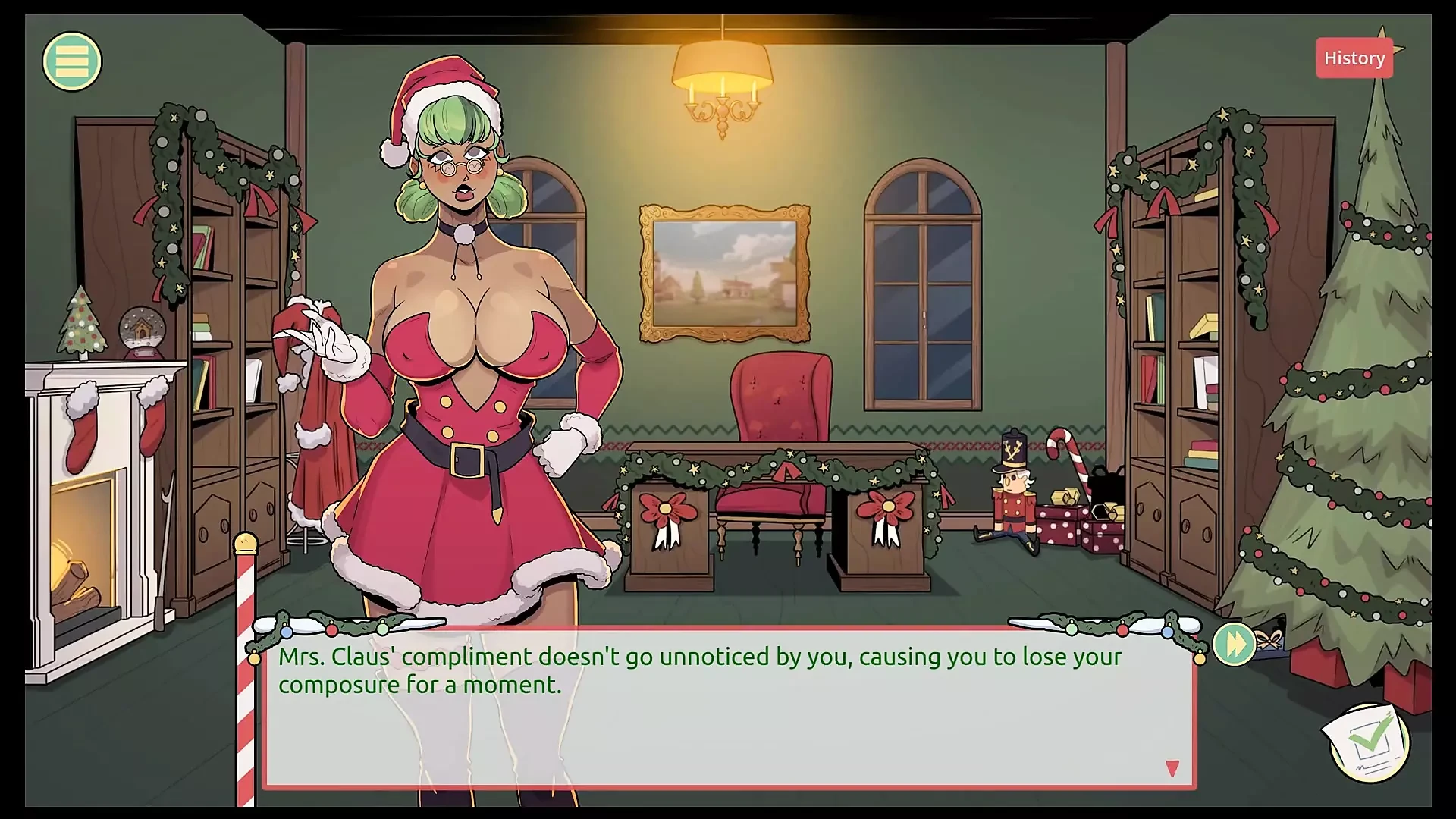Kejutan rahasia Claus xmas game hentai ep.3 nyonya santa menggoda kami dengan sumbat anal bagian bawah roknya!
