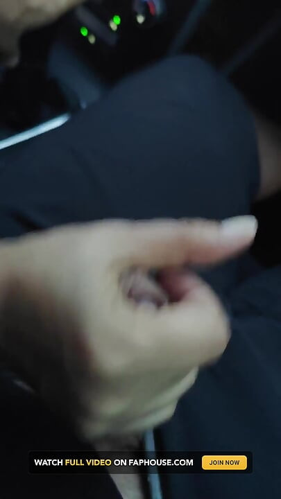 Handjob Risky Car Play - Real Couple