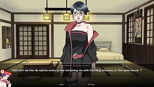 SARADA UCHIHA fucked in public in Konoha. The most powerful woman in Naruto