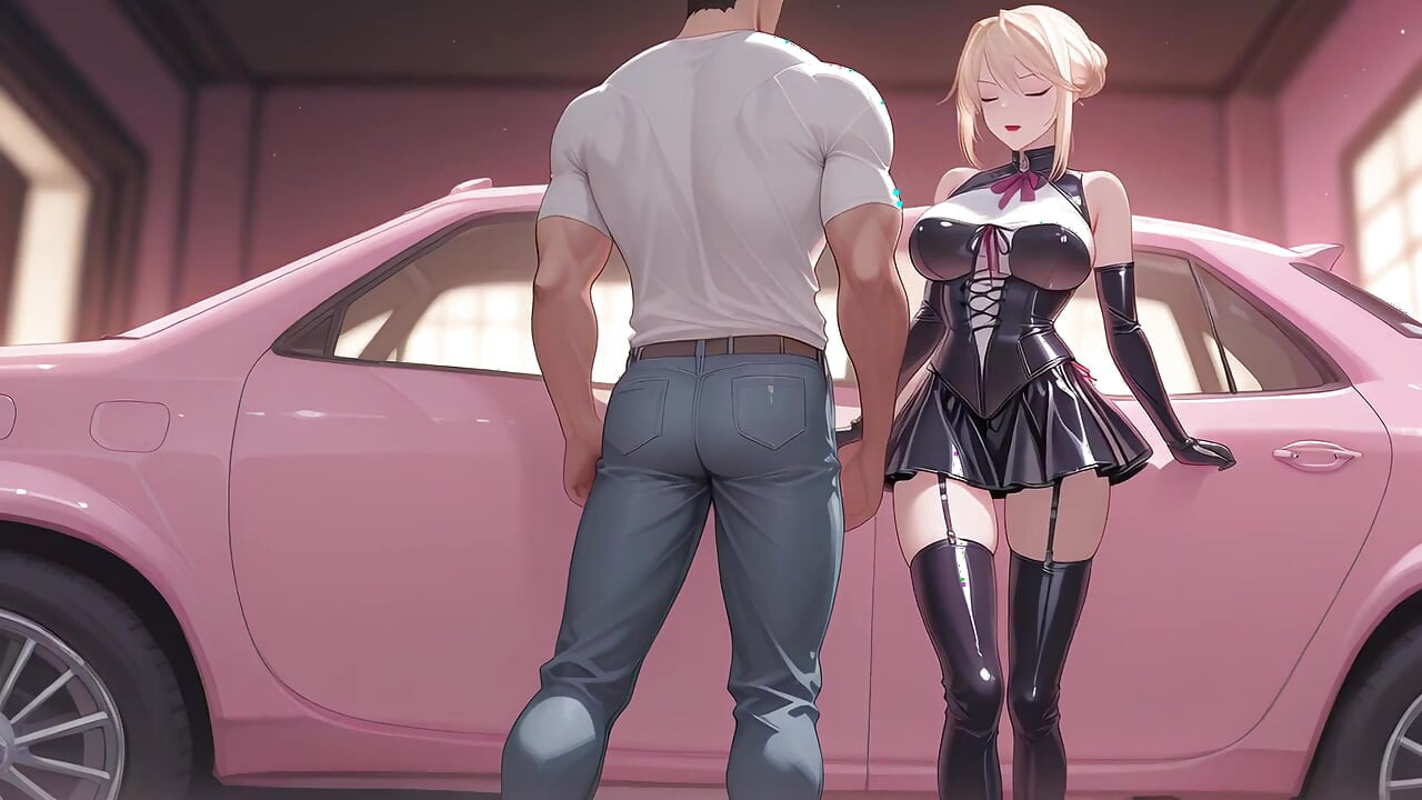 Sylvia Caught a Guy with a Huge Cock and Fucked Him Hard - Hentai Cosplay of Sylvia Van Hossen