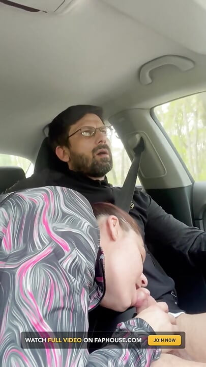 She Couldn't Wait - MILF Blowjob & Handjob While Driving - Public Car Sex Kingyordanov
