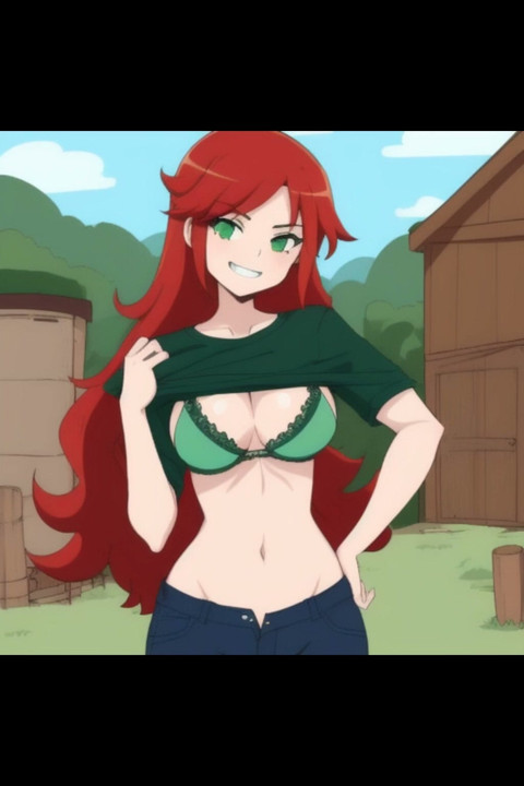 Farm Girl Striptease