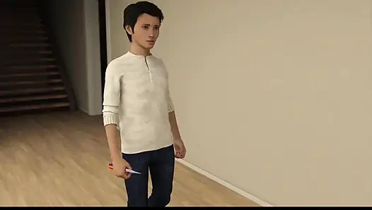 Orta yaşlı seksi kadın deresi #6: Johannes Anne'i sikiyor