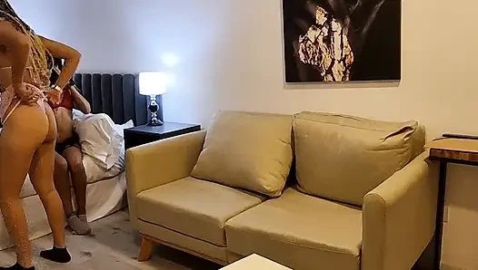 Threesome with Two Argentinian Waitresses in Buenos Aires