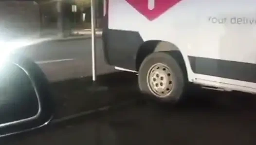 We almost got caught, jerking off in public!