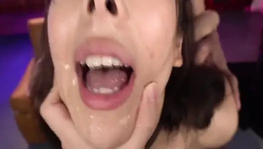 Tearful Breakdown. Pleasure Twists with Suffering in a Raw Display