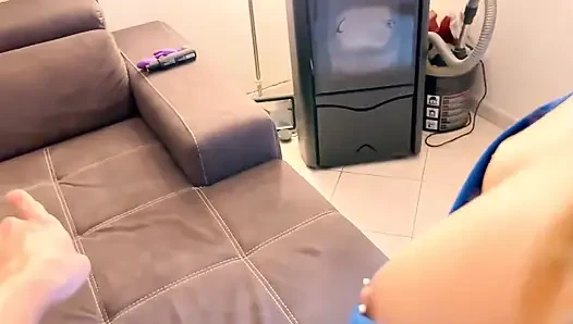 Mükemmel bir amcıkla oynuyor yakın çekim