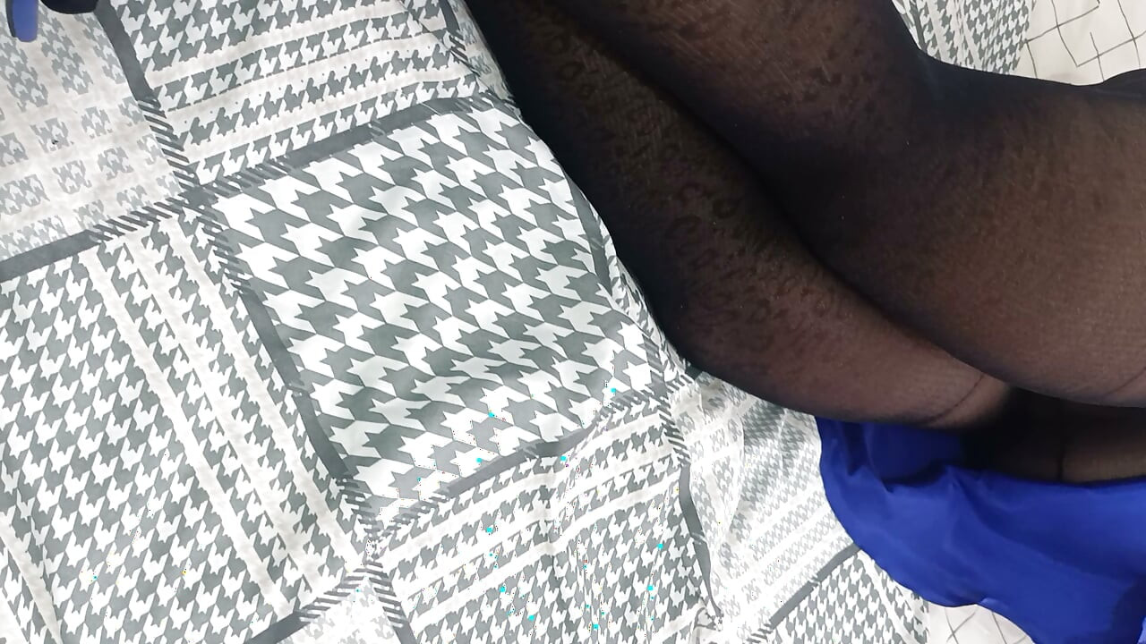 My boss's wife was so sexy in a blue nightgown