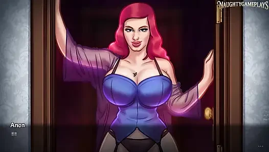 Busty hot MILF seduced Delivery Guy to Fuck Her - Summertime Saga Part 42 By DarkCookie