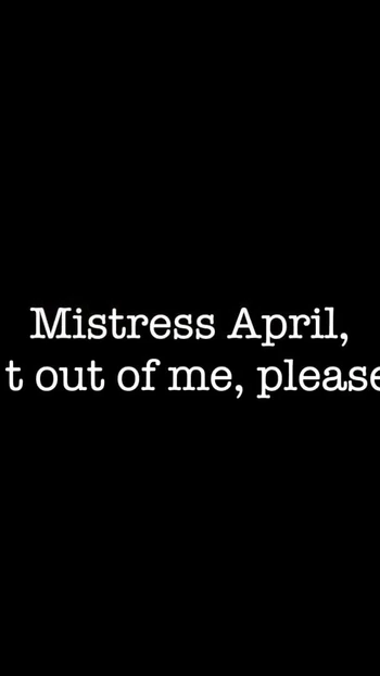 Jaw-dropping moment from "Dominatrix Mistress April - Get it out of me"