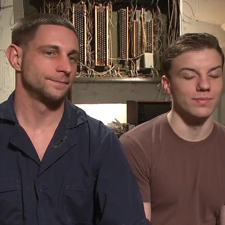 The creepy handyman series - the battle of the giant cocks