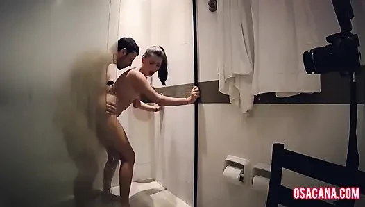 Punching Rolls in the Hottie in the Bathroom