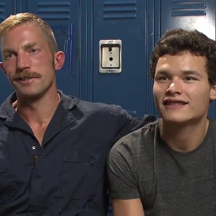 The Creepy Handyman Ties His New up and Fucks Him Senseless