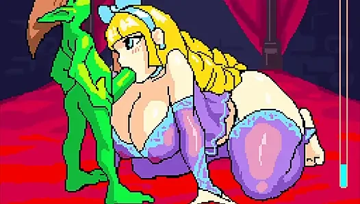 Prinzessin liebt Goblin-Gameplay mit animation auf allen ebenen