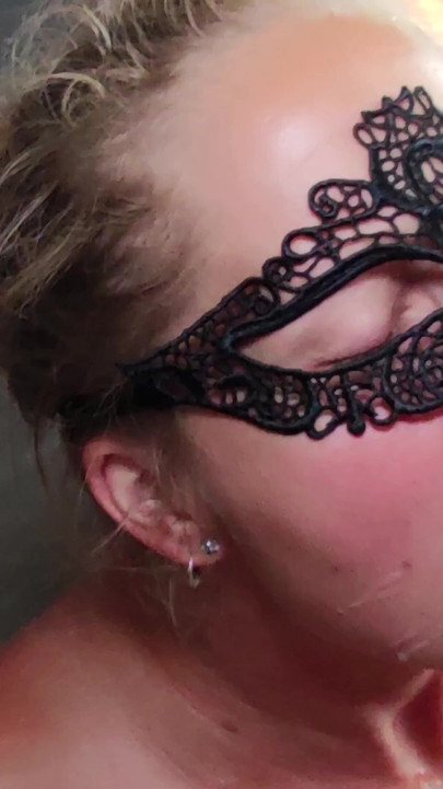Pussy showoff, face fucked and huge cum on face | Clip 1