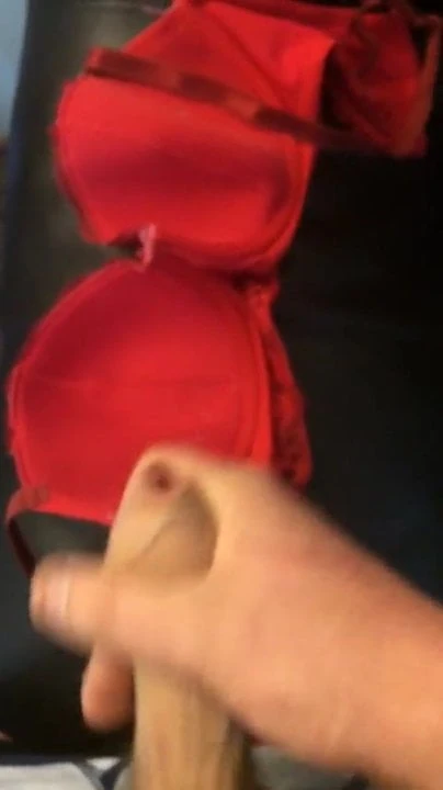 Cum on GF's bra