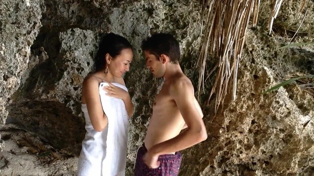 Japanese wife sucks my dick