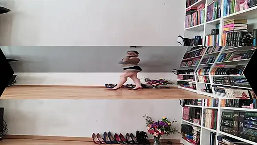 Meine Sammlung Mit Großen High Heels Anprobieren - Teil 2