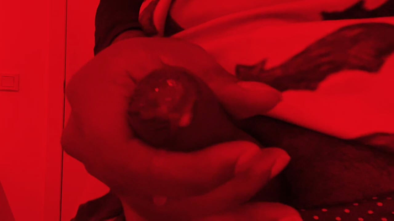 Crossdresser Masturbating