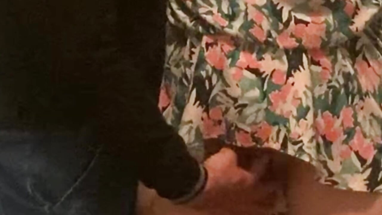 Best Subway! Hot MILF Spreading Legs for Me to Touching Her Pussy