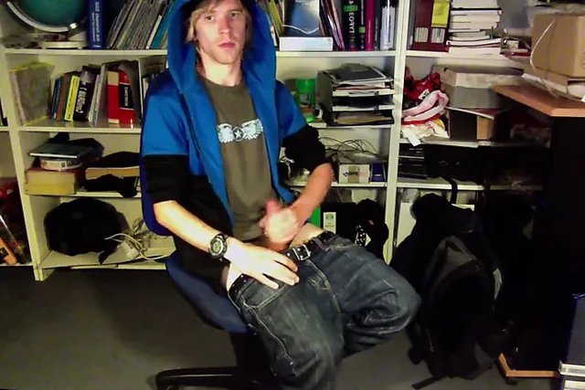 White boy Huge Load