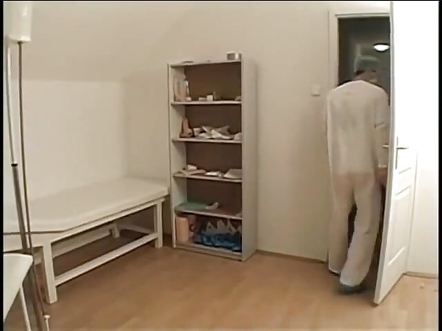 Men dressed as doctors put huge dildo on male patient