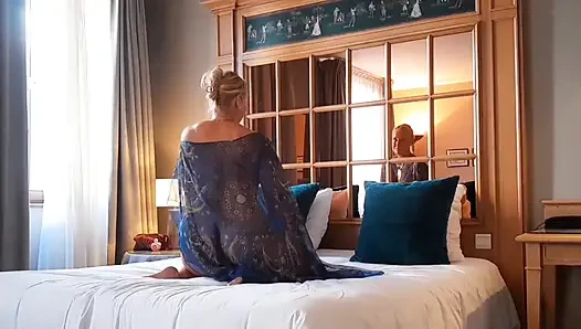 Amateur Blonde Mature Wife Enjoys Sex After Walk