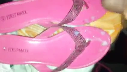 Arabic aunt sandals cummed