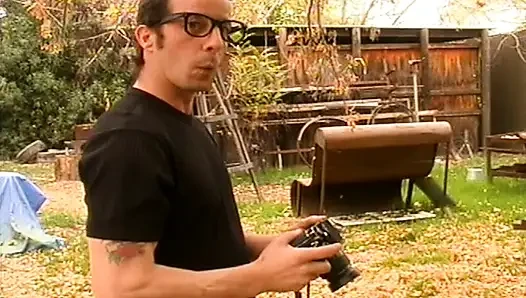 Outdoor titten lecken, dreier - muschi weit offen gespreizt