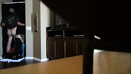 Husband Swallows Thick Assed Construction Cum After Work