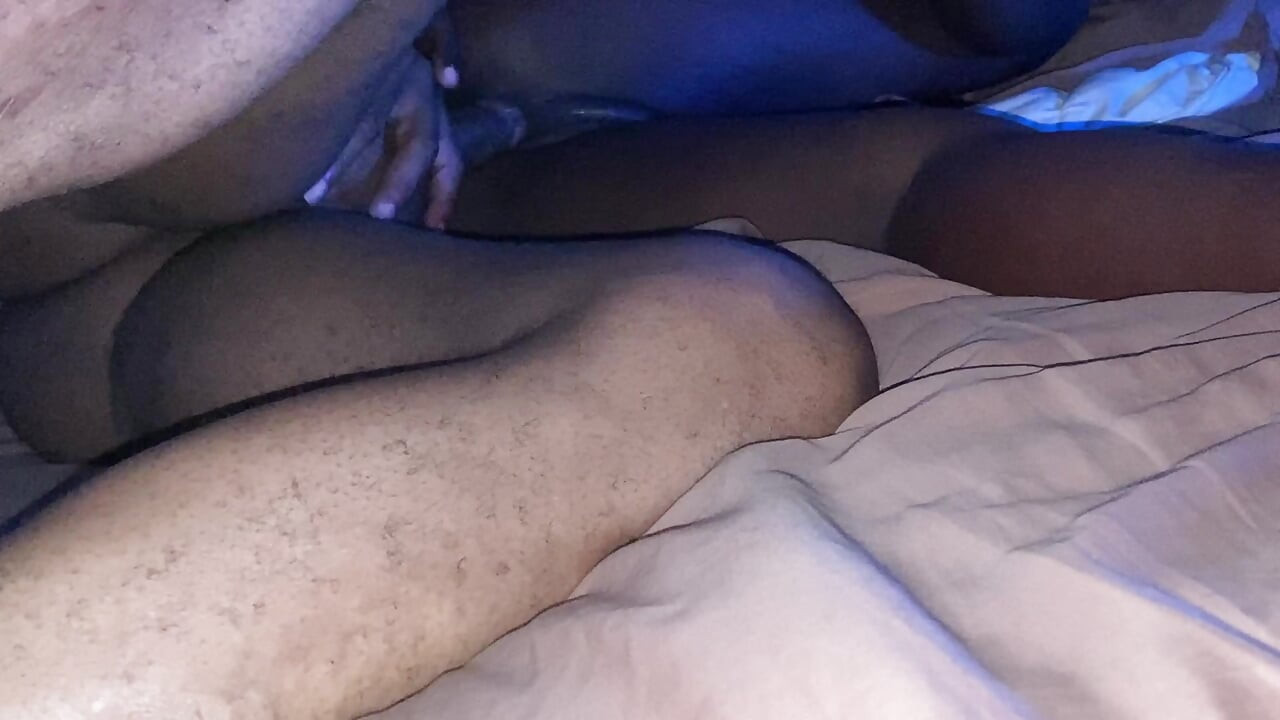 Sexy Big Ass Ebony African Teen Sweet Dick Spooning Wet Juicy Pussy POV