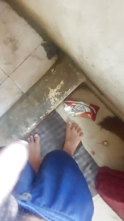 Masturbating alone at home