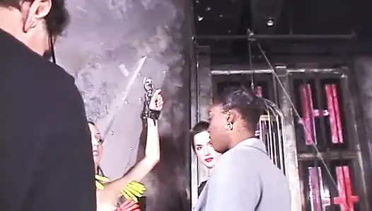 Watch behind the scenes footage of kinky BDSM girls in action