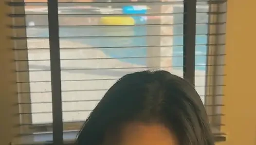 sexy asian girl giving handjob and blowjob huge cumshot