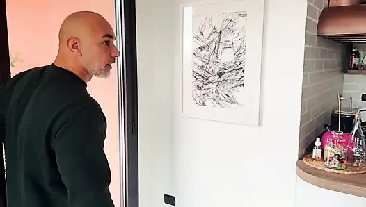 Penetrasi ganda pertama Effe dengan Emme dan Christian Clay dengan vagina dan pantat creampie ganda