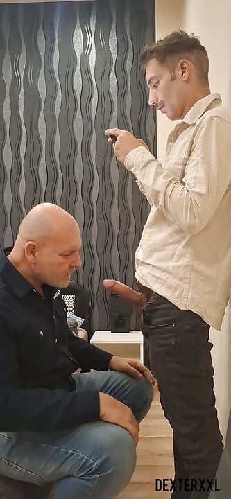 Thomas Sucked off Sexy Man. Big Dick Huge Cumshout. with Piss