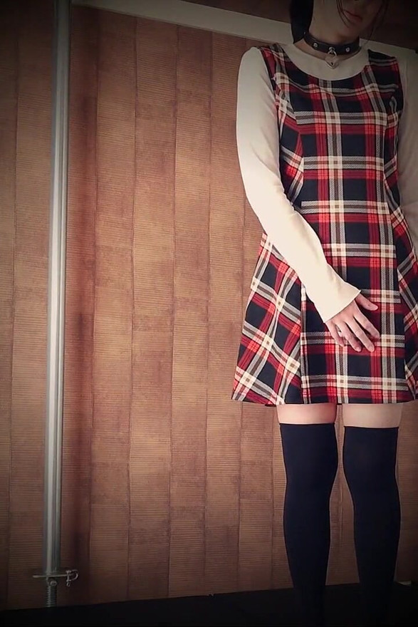 Private Video Shoot. a Dominant-submissive Girl Is Tied up