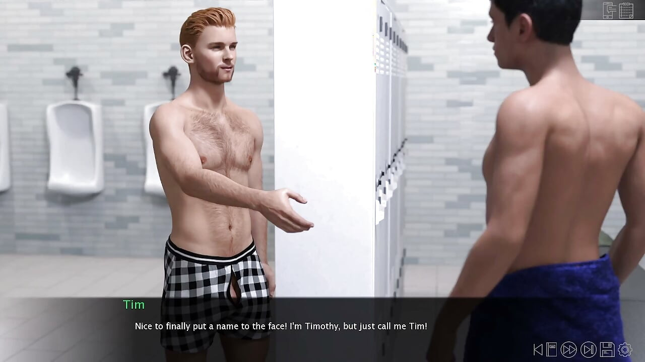 Summer Vacation - College Jock Peter Tries to Suck His First Cock