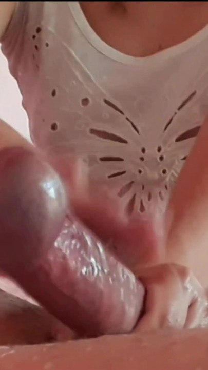 Pissing and Squeezing Handjob - Liljaswitch | Clip 1