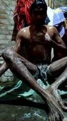 Tamil boy Venkat bathing nudely