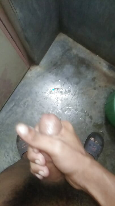 so I went to the bathroom, put soap on my hands, and slammed the handle