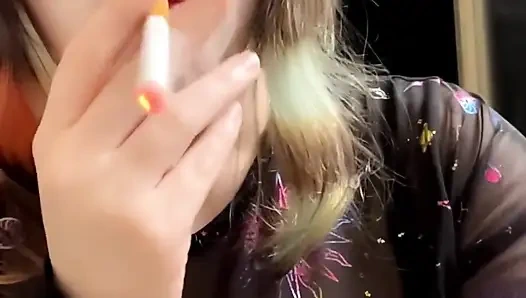 Galaxy the Clown Enjoys Using Her Human Ash Tray POV