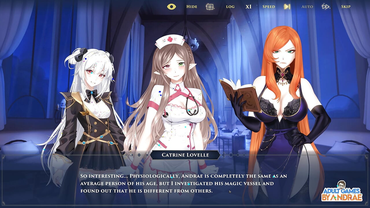 Wanderer: Broken Bed Gameplay Part 2 - Nighttime Blowjob by Isabella